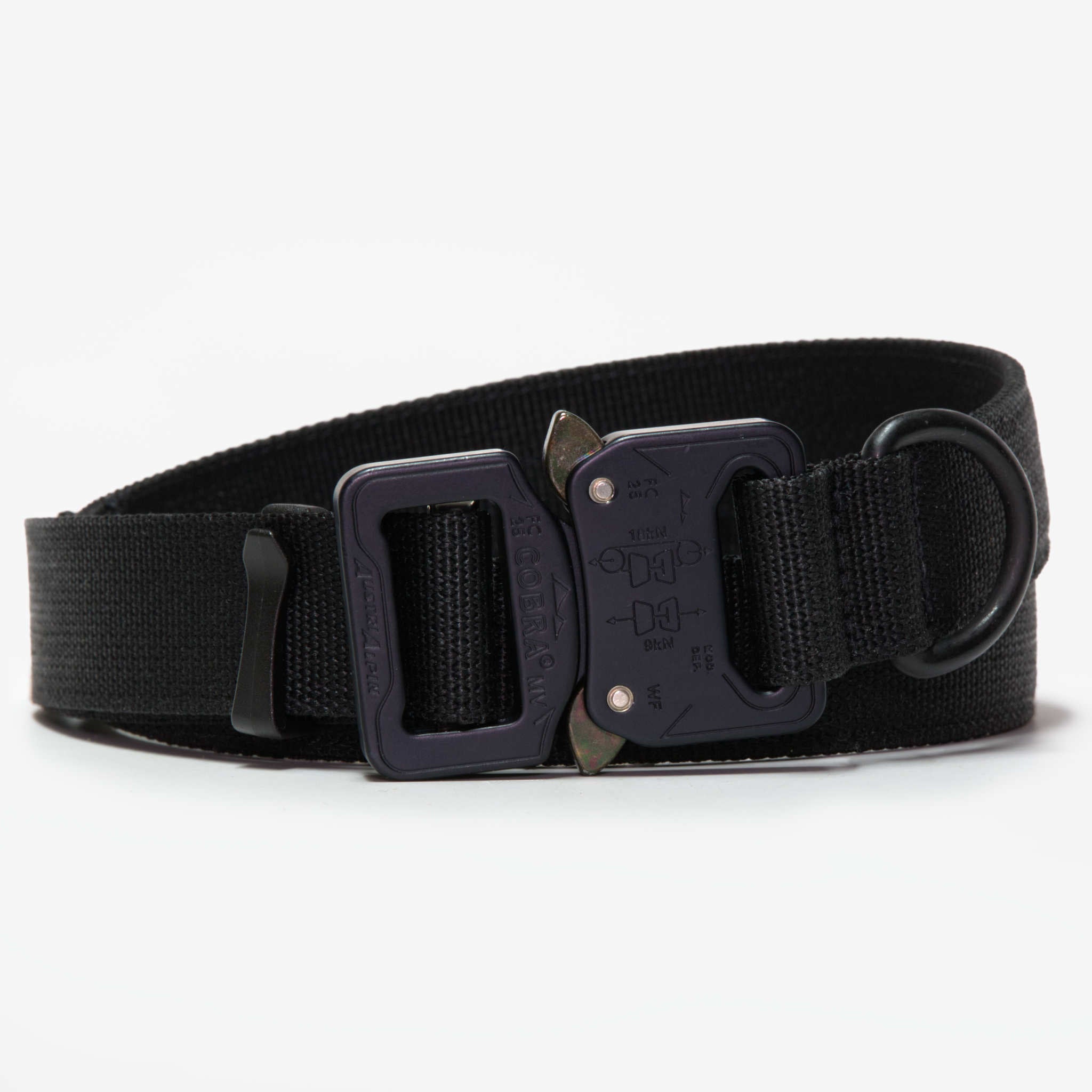 1 Nylon Cobra Techwear Belt Quick Release Matte Black / Large / None